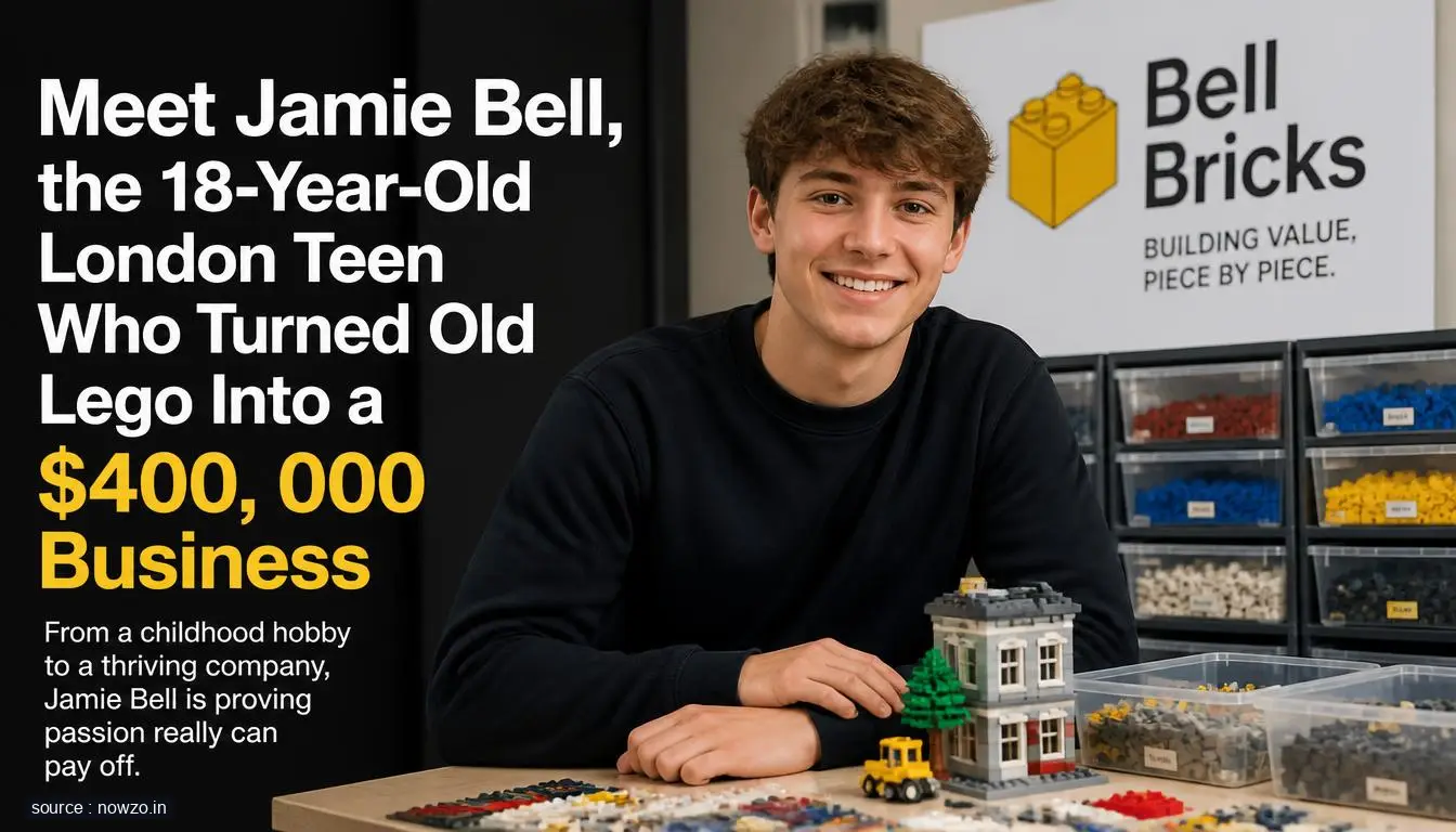 Jamie Bell: Teen Makes $400K Selling Old Lego — Business news