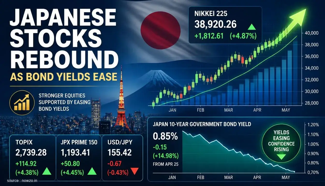 Japanese Stocks Rebound as Bond Yields Ease — Finance news