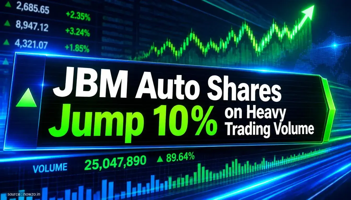 JBM Auto Stock Soars 10% on Heavy Volume — Business news