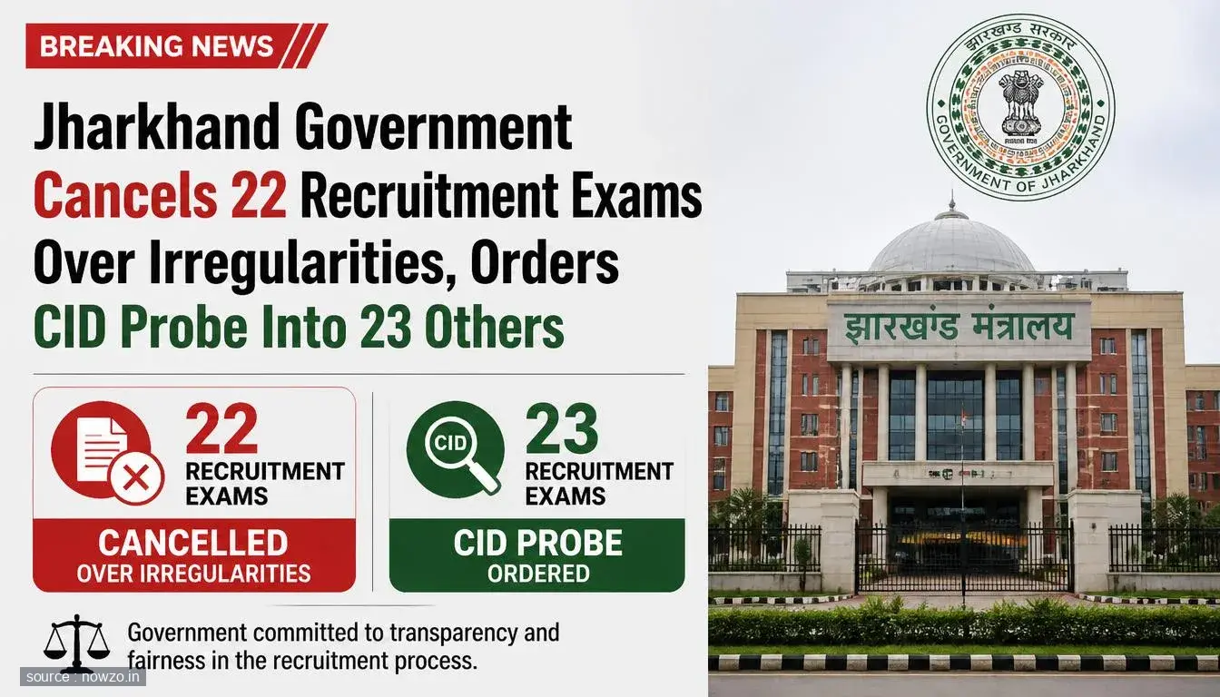 Jharkhand Cancels 22 Recruitment Exams Over Irregularities — Politics news