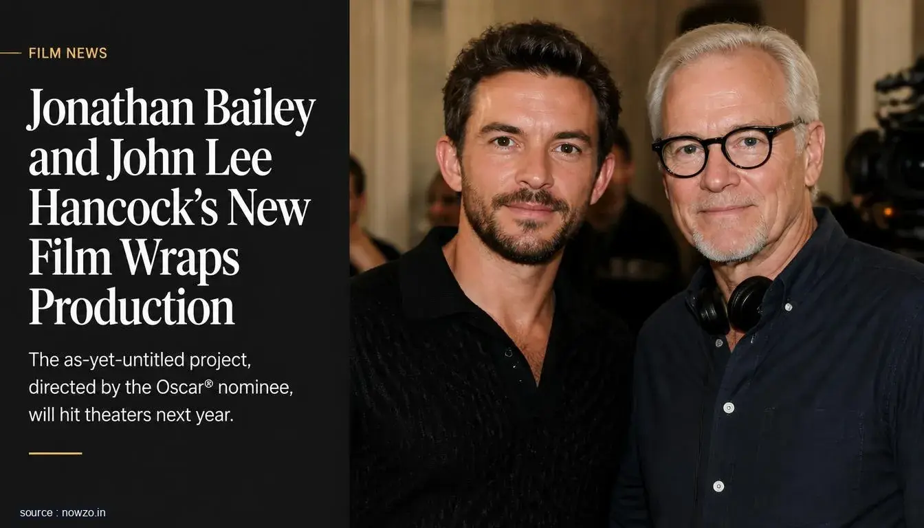Jonathan Bailey John Lee Hancock Film Wraps Filming — Entertainment news