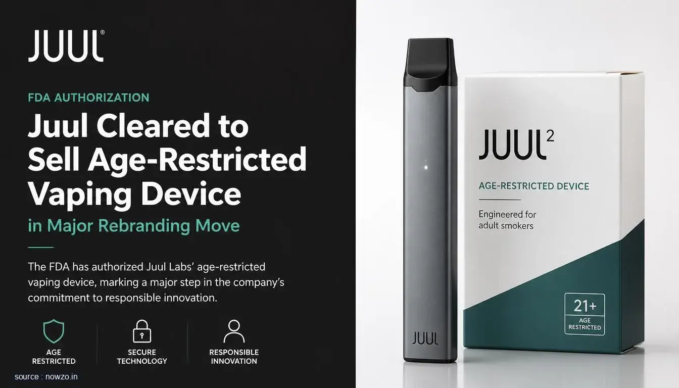 Juul Cleared to Sell Age-Restricted Vaping Device in Major Rebranding Move