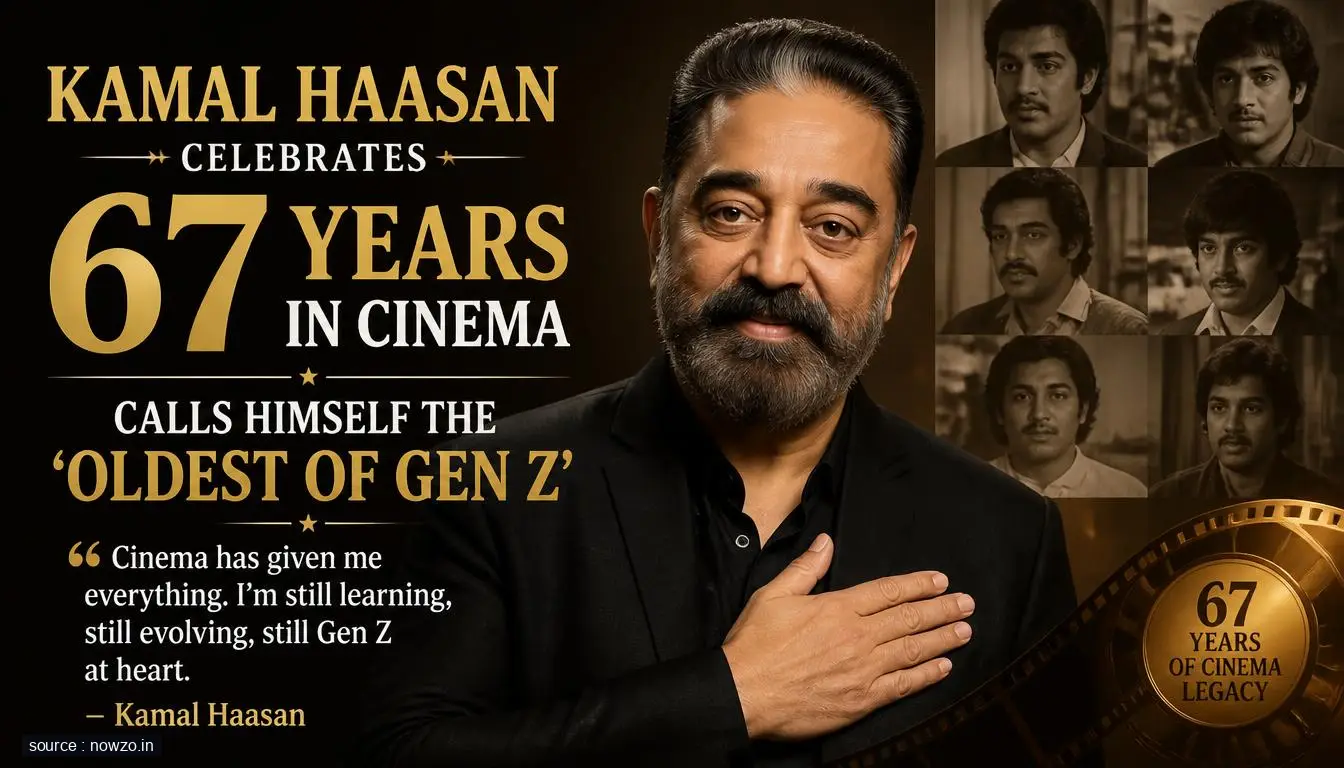 Kamal Haasan Marks 67 Years in Cinema, Embraces Gen Z Spirit — Entertainment news
