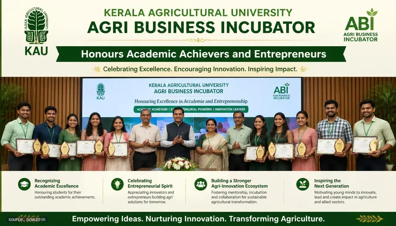 KAU Agri Business Incubator Honours Achievers and FPOs — Education news