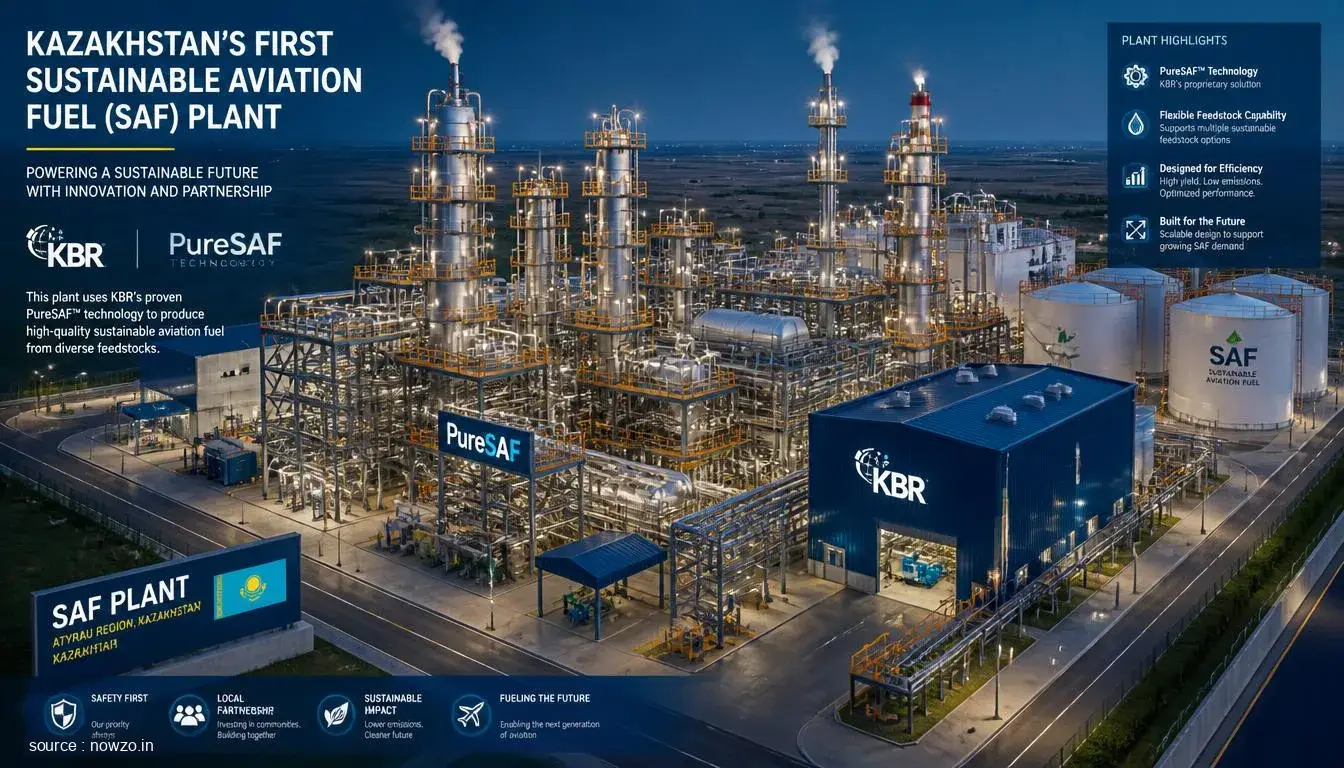 Kazakhstan's First SAF Plant to Use KBR's PureSAF Tech