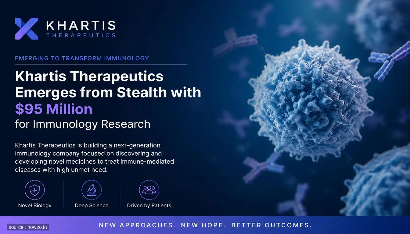 Khartis Therapeutics Launches with $95M Immunology Funding — Health news