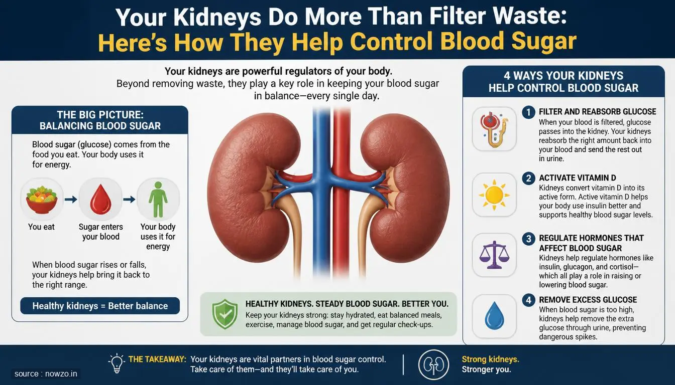 Kidneys and Blood Sugar: How They Help Control Glucose — Health news