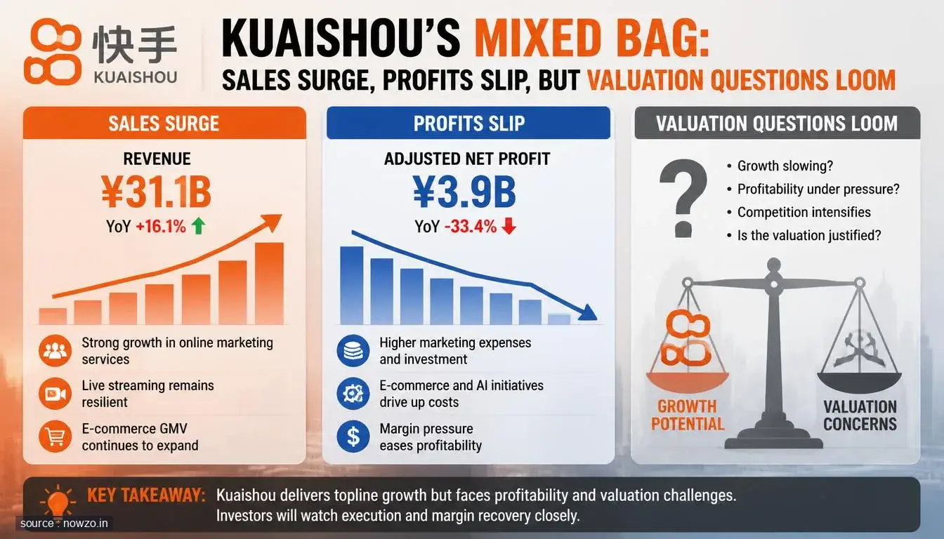 Kuaishou Technology Reports Higher Sales, Lower Profit — Business news