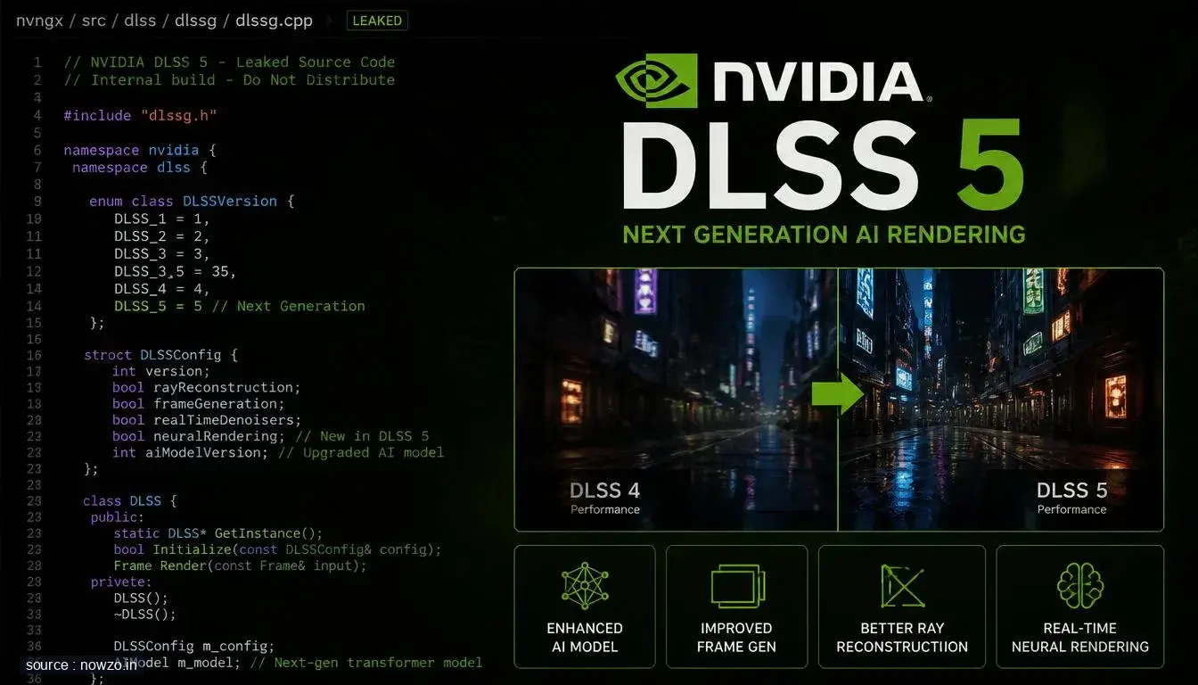 Leaked DLSS 5 Code Gives Modders Early Glimpse of Nvidia's Next-Gen Graphics
