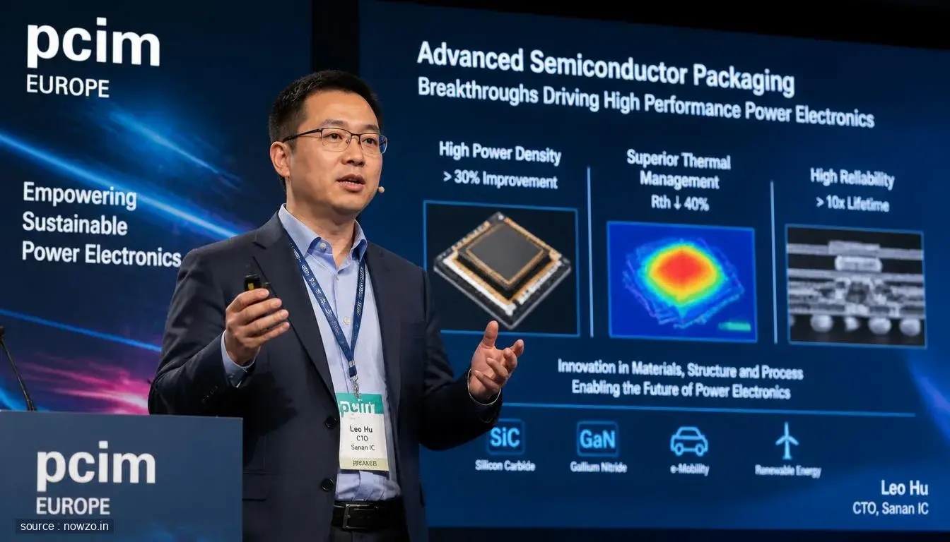 Leo Hu Semiconductor Packaging PCIM Europe Conference — Technology news