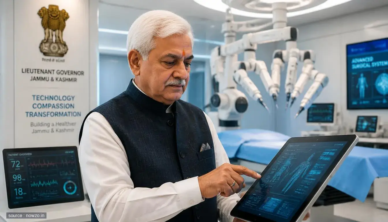 Jammu Kashmir's LG Pushes for Tech-Powered Healthcare Revolution