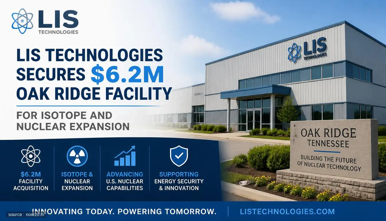 LIS Technologies $6.2M Oak Ridge Facility Purchase — Business news