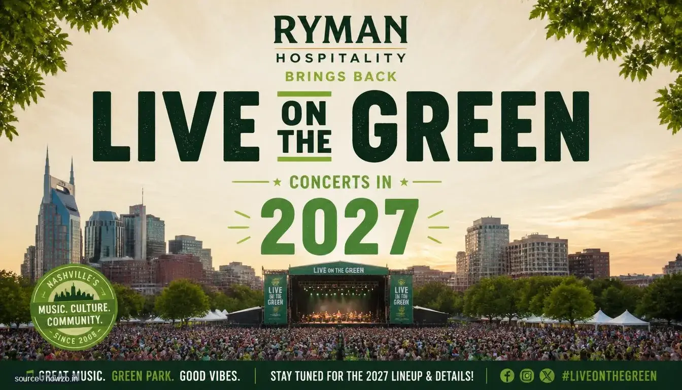Live On The Green concert series returns 2027 Ryman — Entertainment news