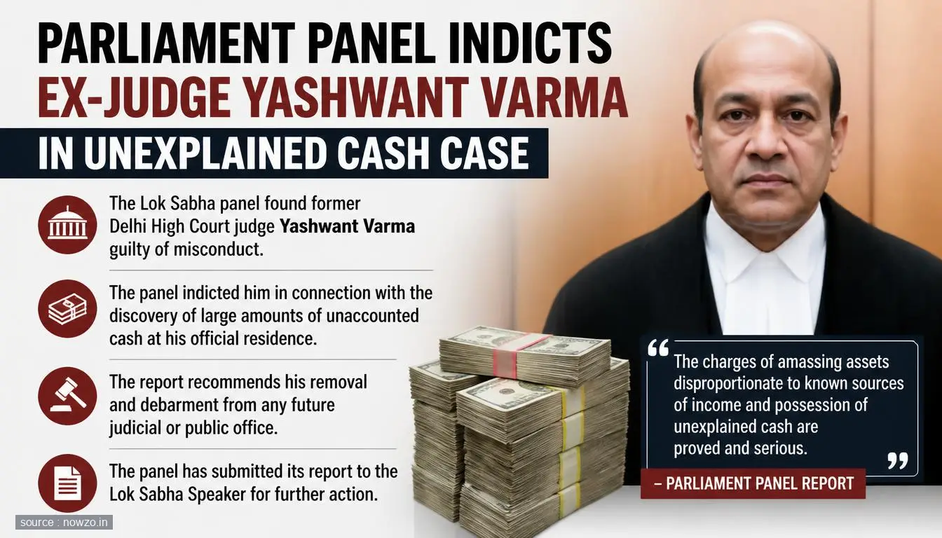 Justice Yashwant Varma Indicted by Lok Sabha Panel in Cash C — Politics news