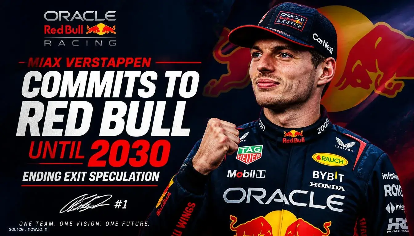 Max Verstappen Signs Red Bull Contract Extension Until 2030 — Sports news