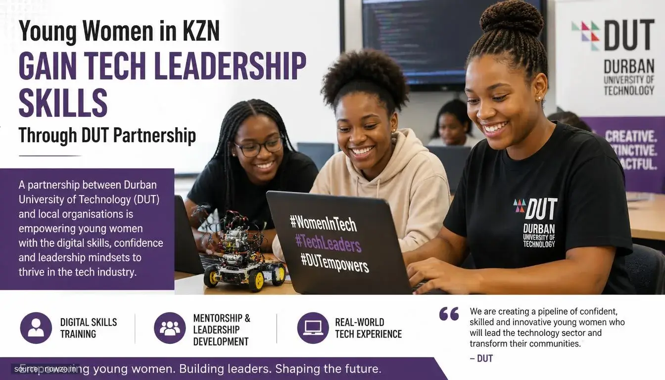 Young Women in KZN Gain Tech Leadership Skills Through DUT Partnership