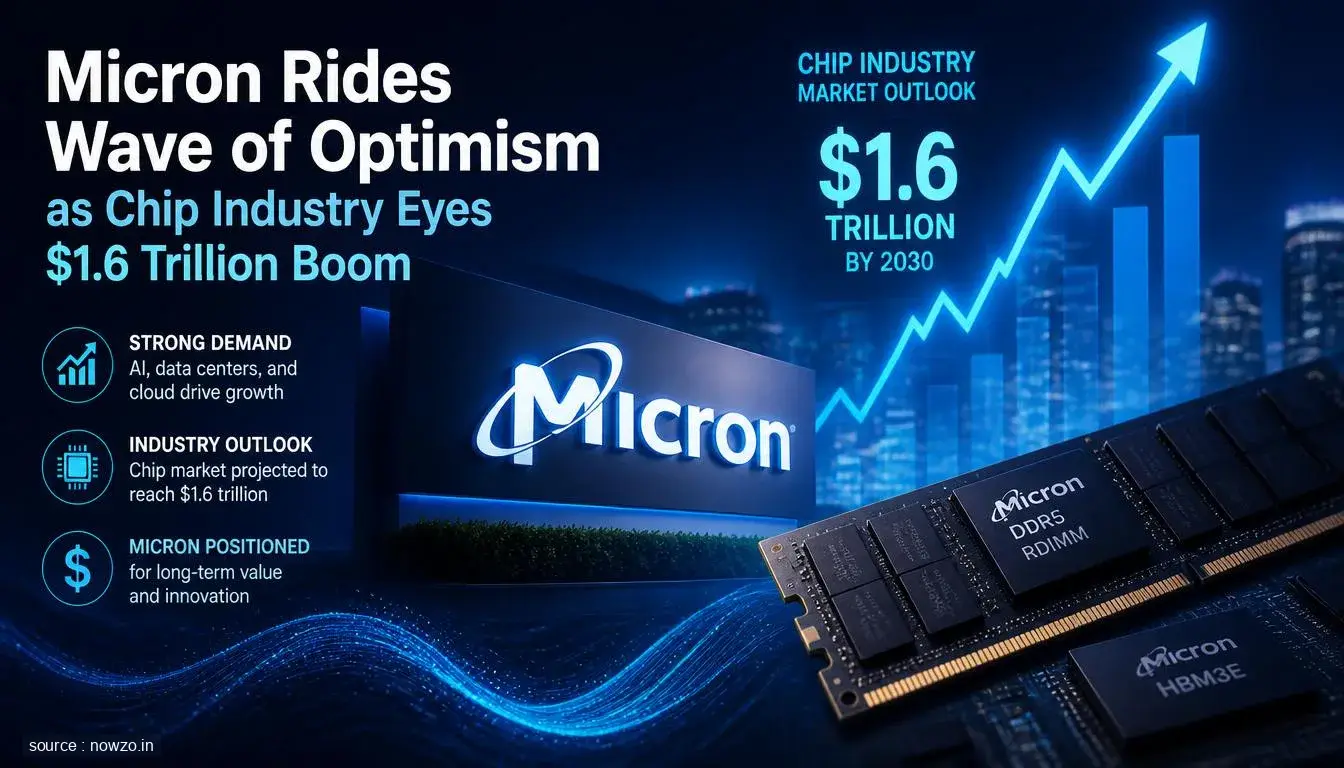 Micron Stock Rises on Gartner $1.6T Semiconductor Forecast — Technology news