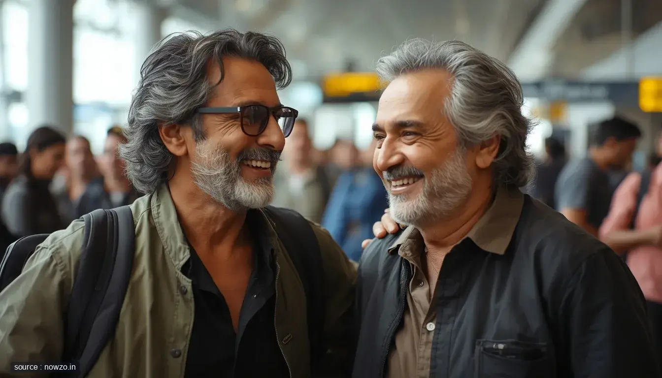 Milind Soman Gulshan Grover Airport Reunion Ankita Konwar — Entertainment news
