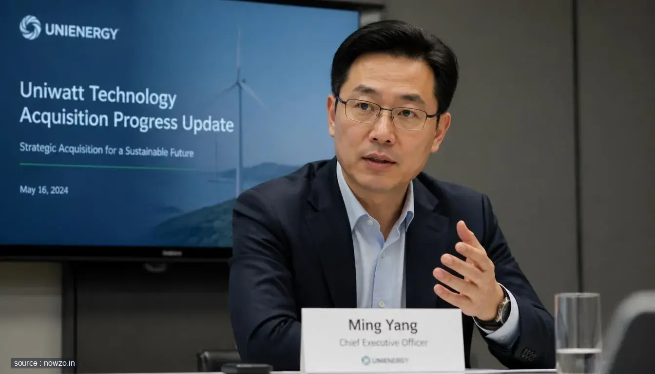 Ming Yang Uniwatt Technology Acquisition Update — Business news