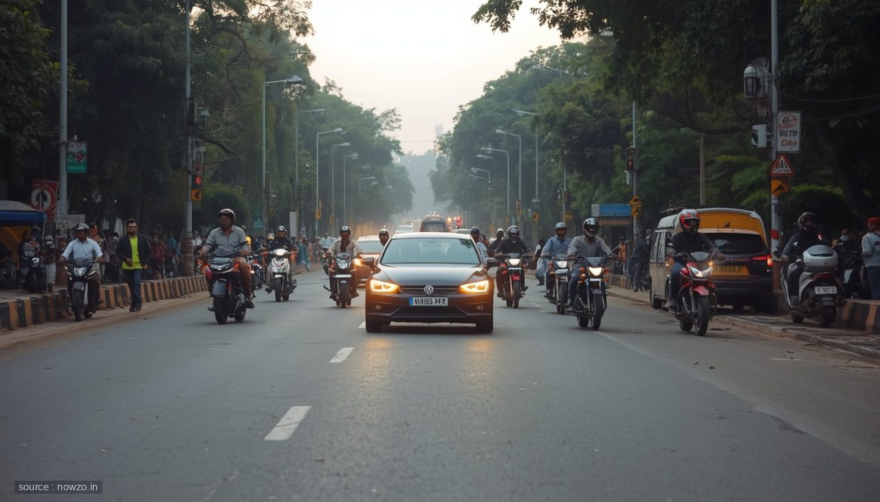 Minor Drives Rented Car into Multiple Motorcycles and Bystanders in Hyderabad
