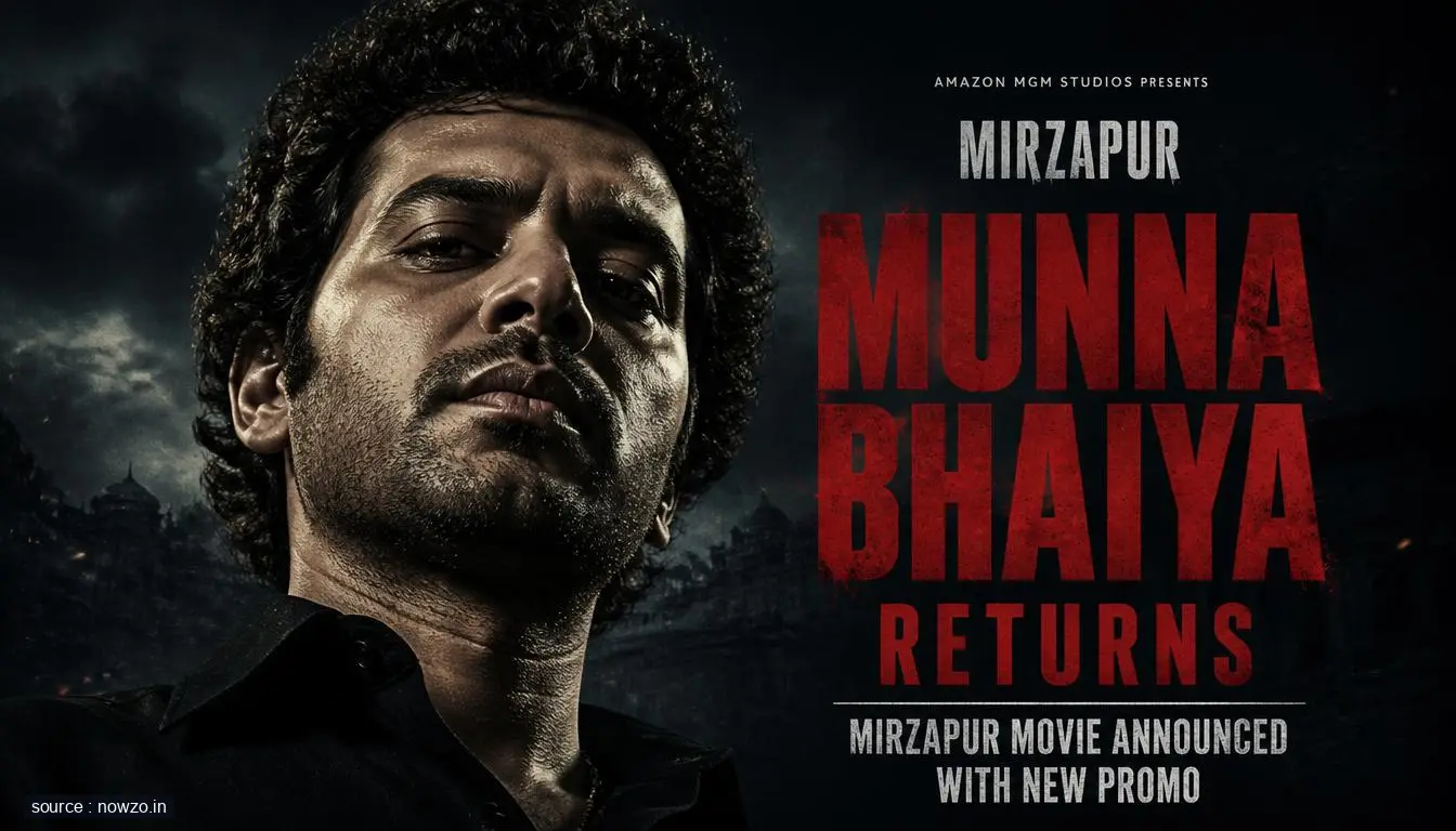 Mirzapur Movie Announced: Munna Bhaiya Returns to Big Screen — Entertainment news