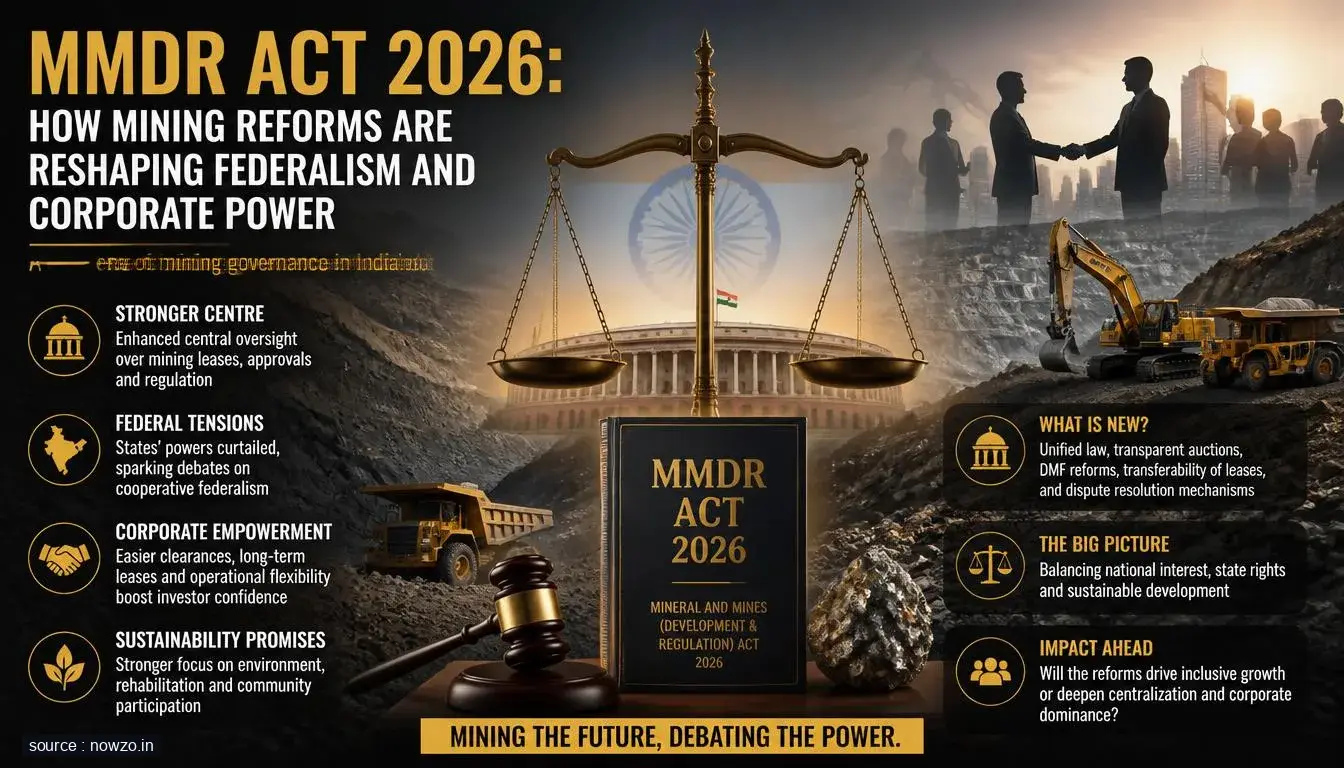 MMDR Act 2026: Mining, Federalism & Big Business — Politics news