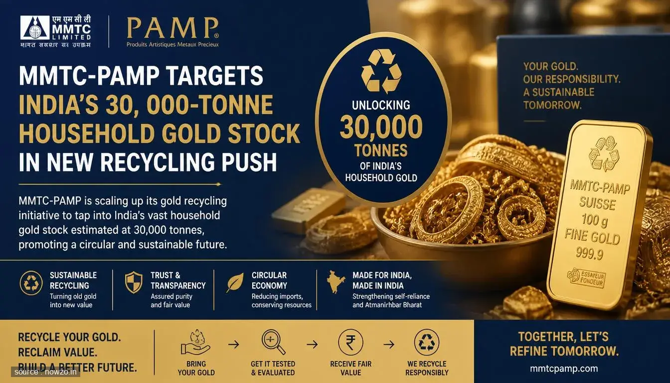 MMTC-PAMP Enters Household Gold Recycling Market — Business news