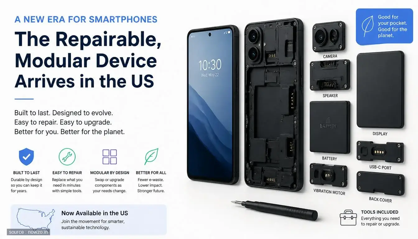 Modular Repairable Smartphone Launches in USA | Tech News — Technology news