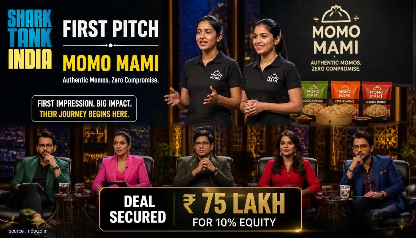 Shark Tank India's First Pitch: Momo Mami Secured Rs 75 Lakh Deal