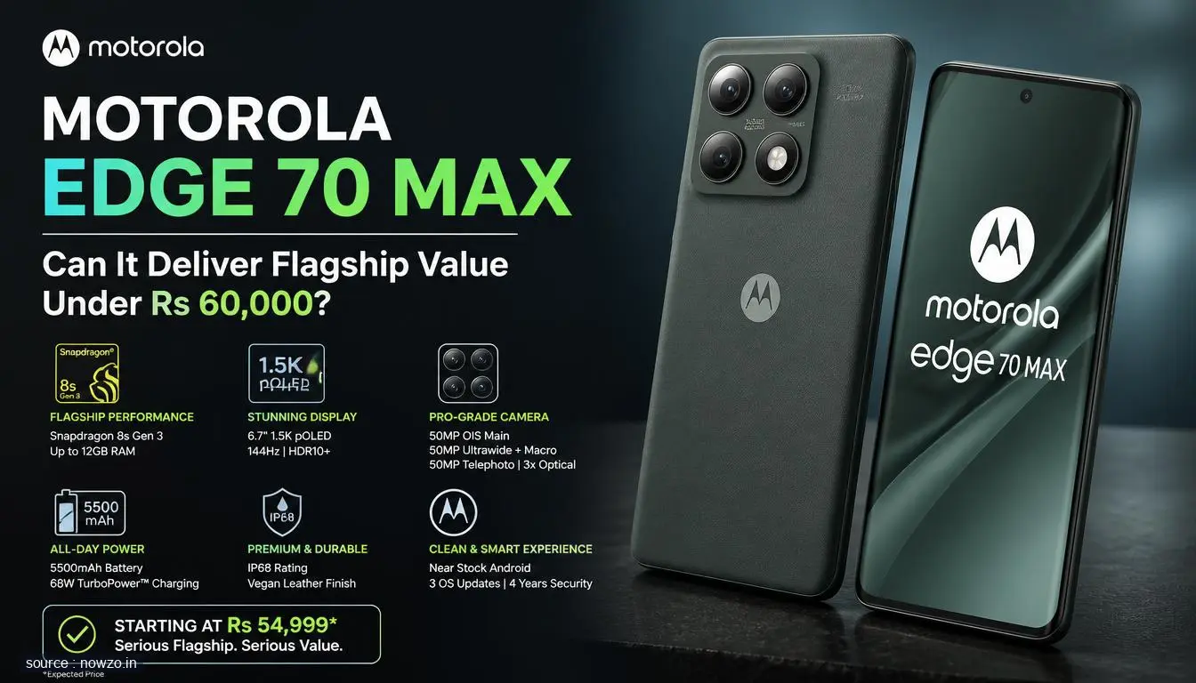 Motorola Edge 70 Max Review: Sub-60K Flagship? — Technology news