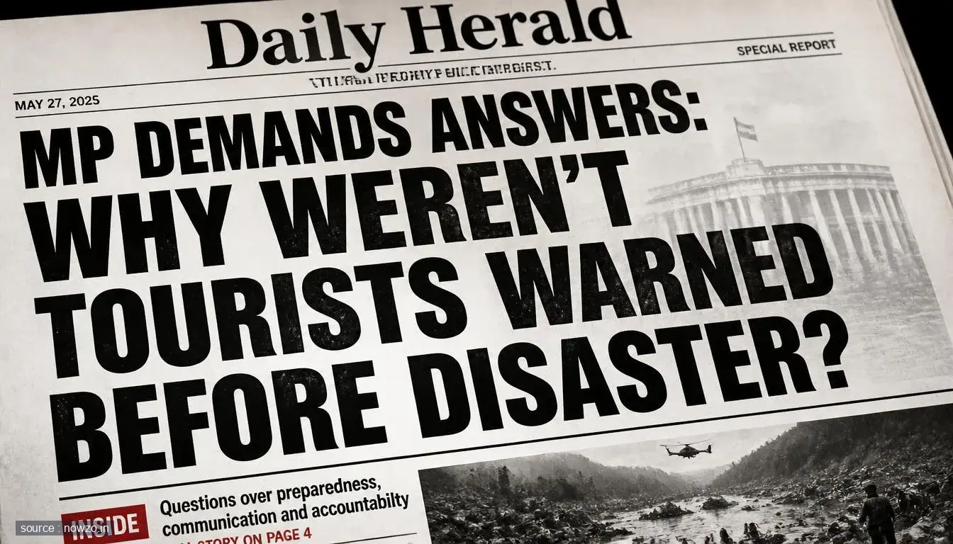 MP Demands Answers: Why Weren't Tourists Warned Before Disaster?