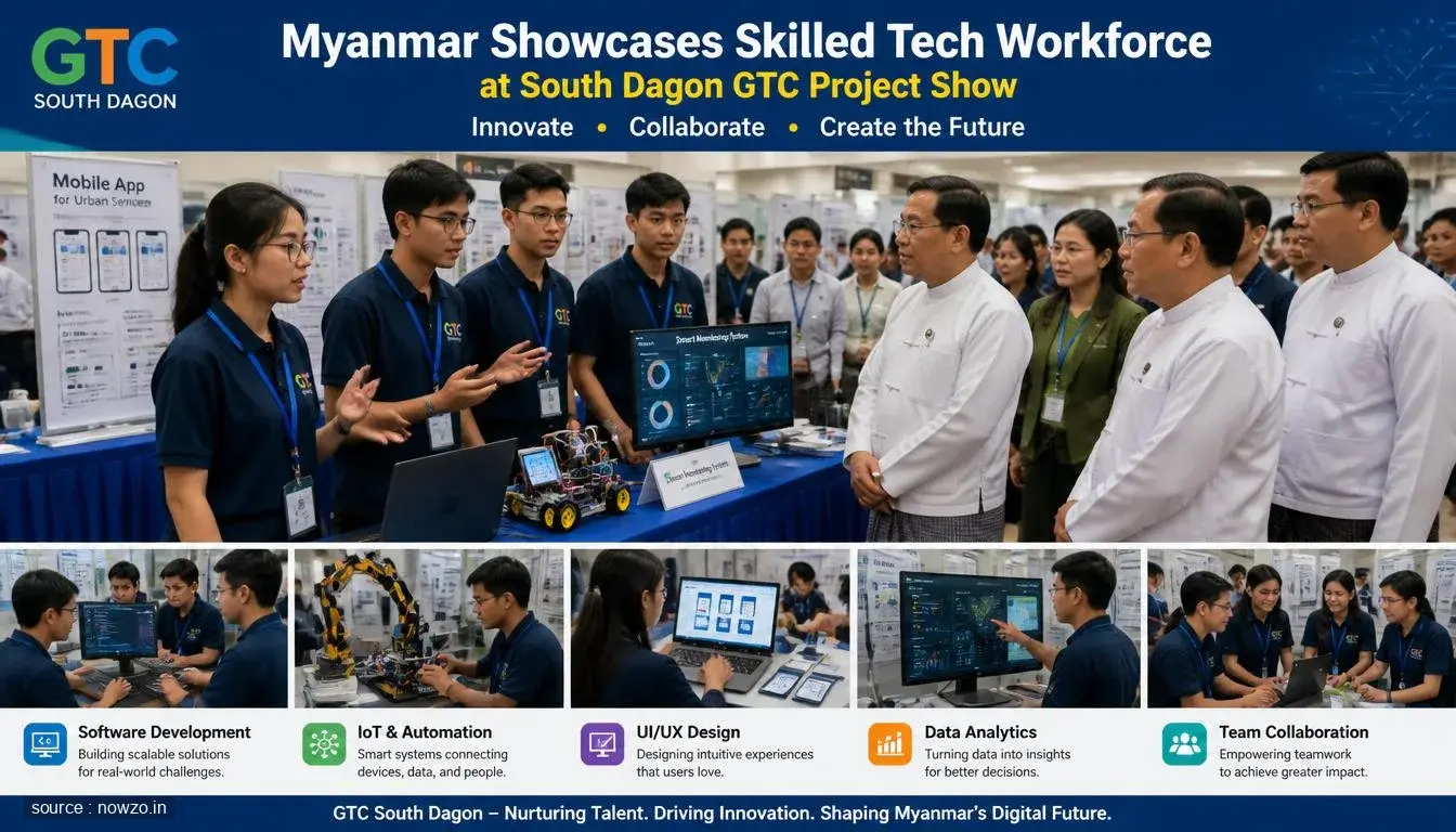 Myanmar Showcases Skilled Tech Workforce at South Dagon GTC Project Show