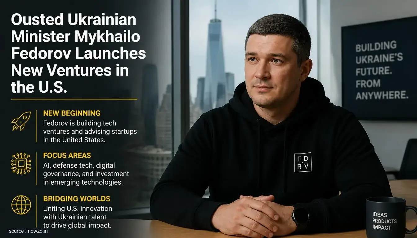 Mykhailo Fedorov's U.S. Ventures After Ouster — Politics news