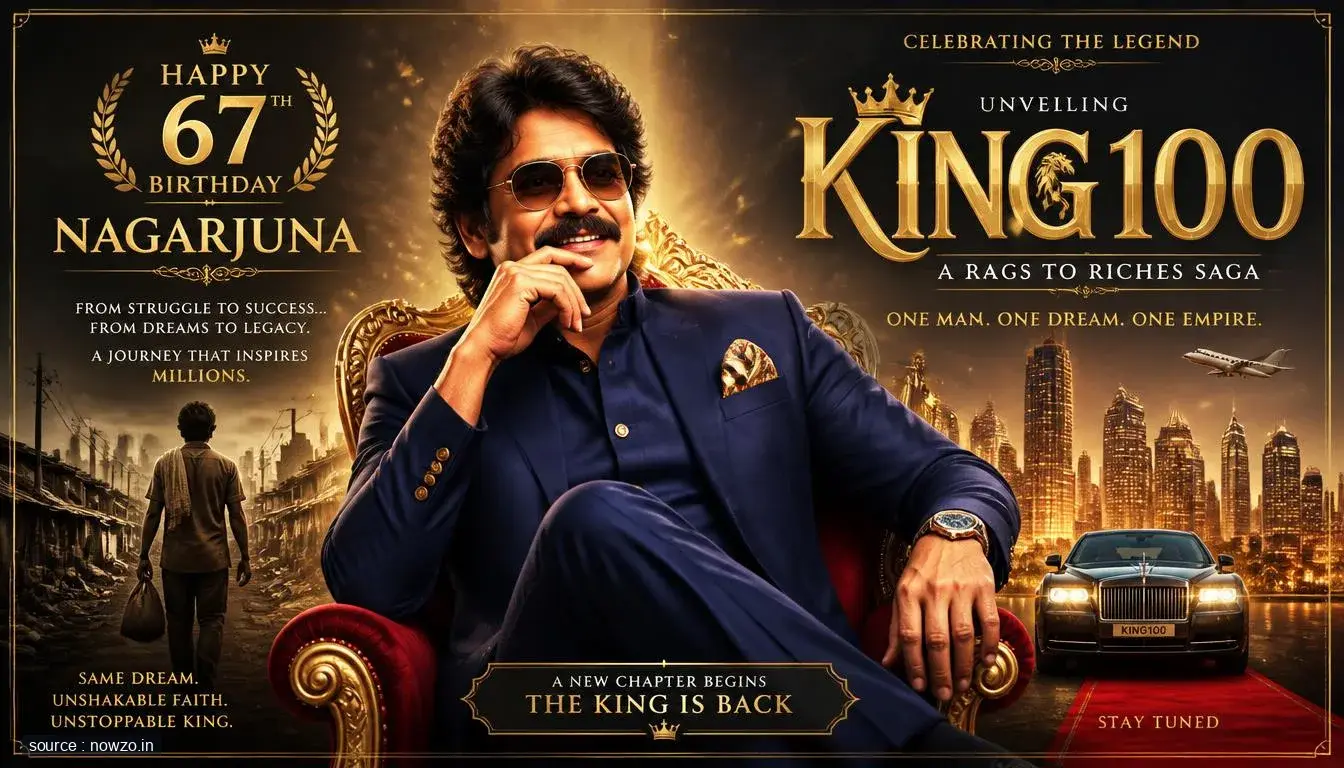Nagarjuna King100 Film Teaser Release Birthday — Entertainment news