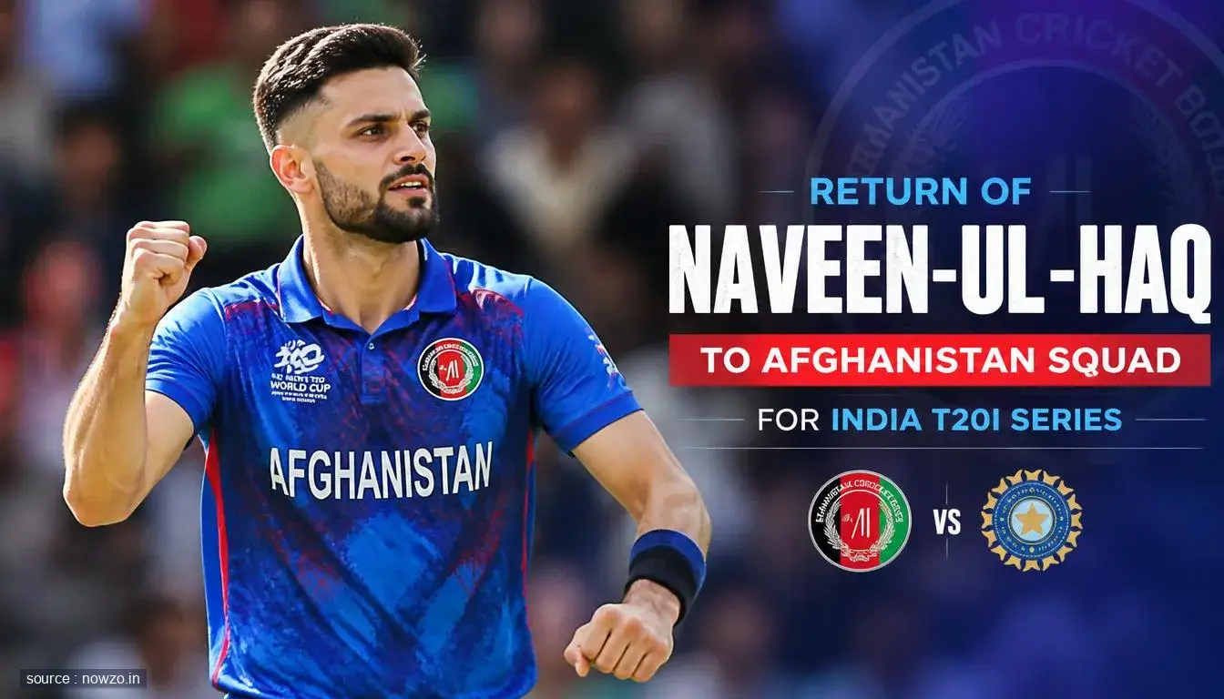 Naveen-ul-Haq Returns to Afghanistan Squad for India T20I Series