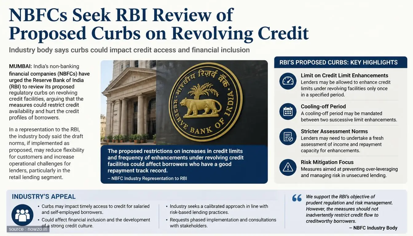 NBFCs Seek RBI Review of Revolving Credit Curbs — Finance news