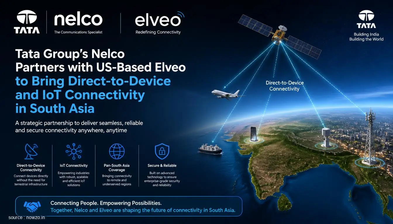 Nelco Elveo Partnership: Direct-to-Device IoT Connectivity i — Technology news