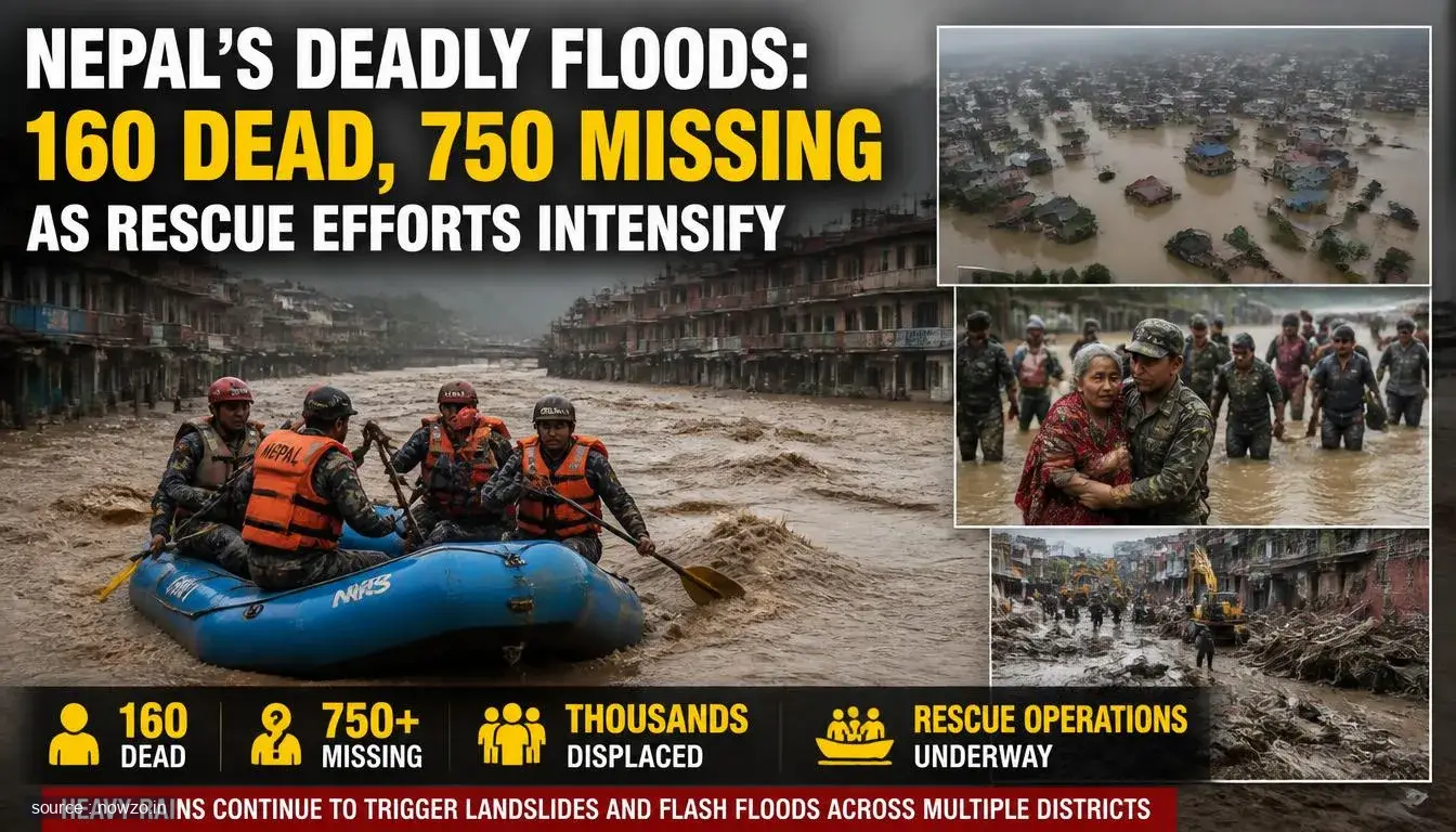 Nepal Floods: 160 Killed, 750 Missing, Rescue Updates — World news