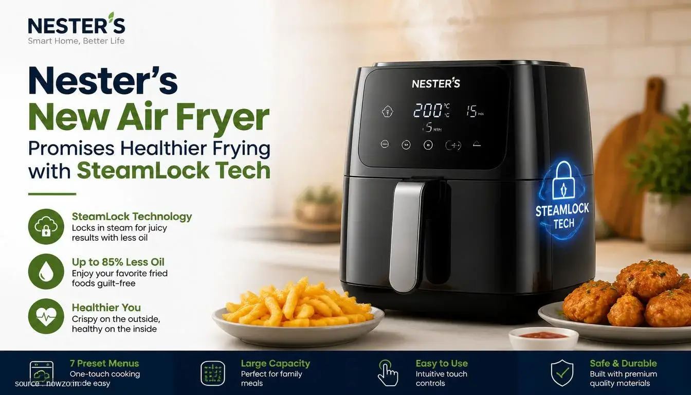 Nester Home Cook 6.2L Glass Air Fryer Launch Price Features — General news