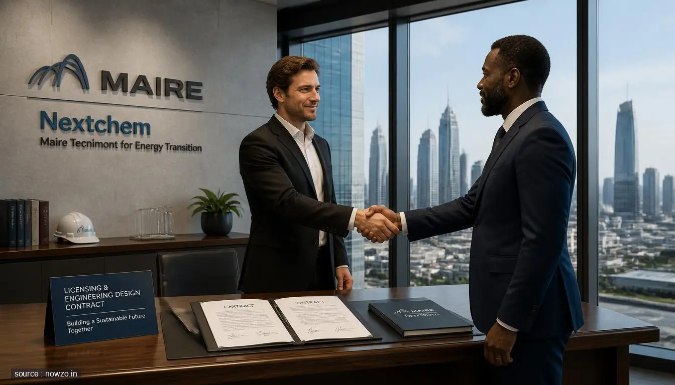 MAIRE's Nextchem Secures Licensing and Engineering Deal — Business news
