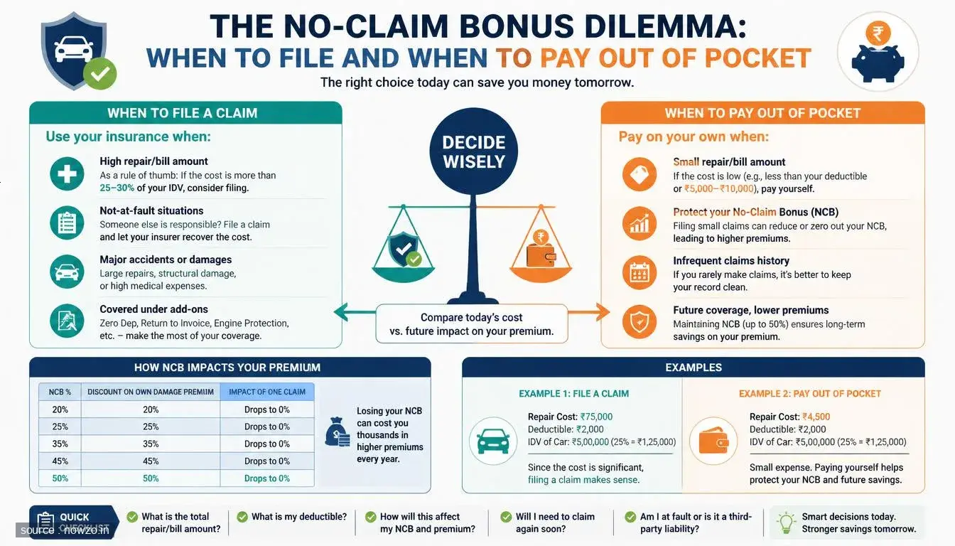 No-Claim Bonus Explained: Claim or Pay Repairs Yourself? — Finance news