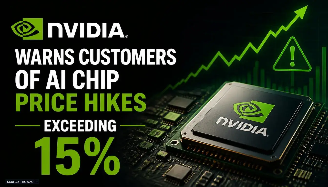 Nvidia AI Chip Price Increases Above 15% Announced — Technology news