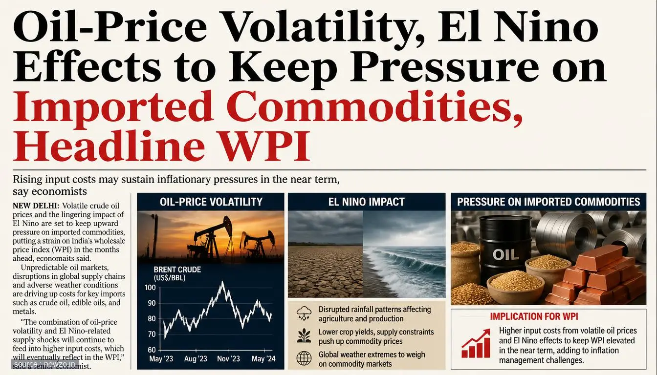 Oil Prices, El Nino to Pressure WPI Inflation — Business news