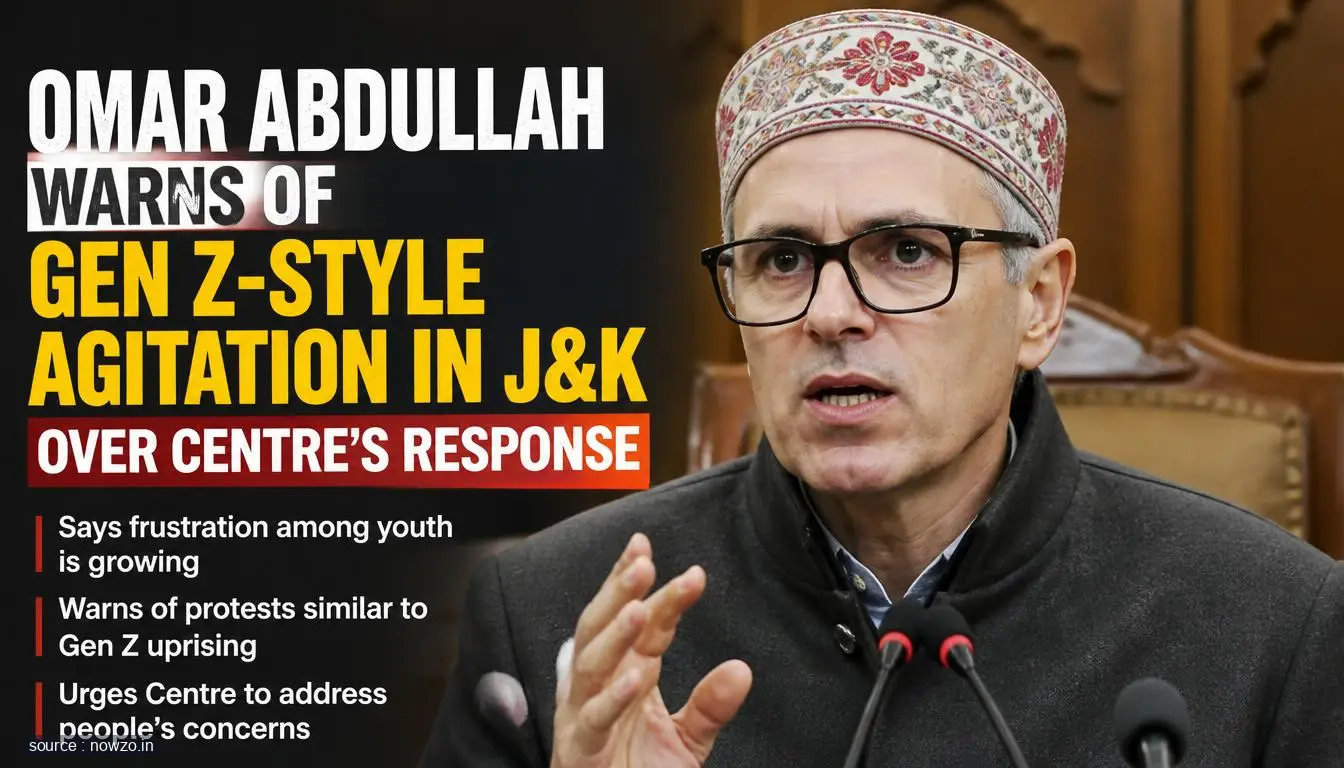 Omar Abdullah Warns of Gen Z-Style Agitation in J&K — Politics news