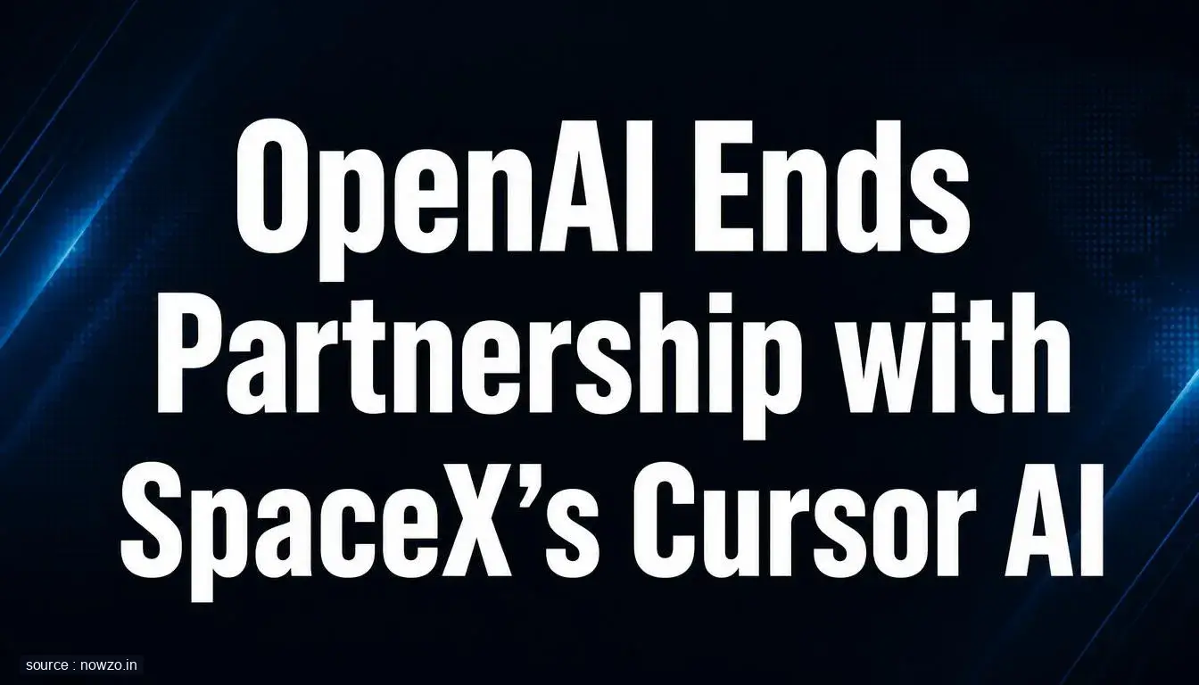 OpenAI Ends Partnership with SpaceX's Cursor AI