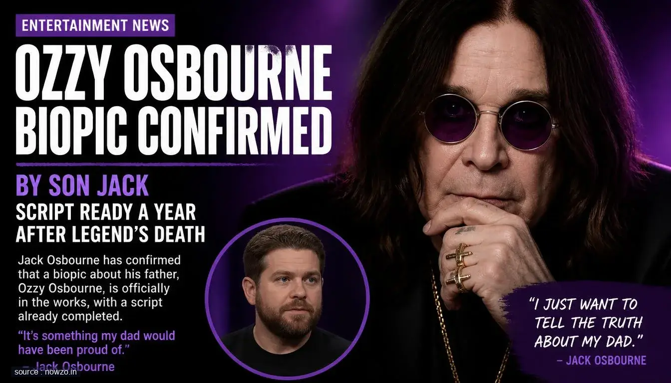 Ozzy Osbourne Biopic Script Ready, Jack Osbourne Confirms — Entertainment news