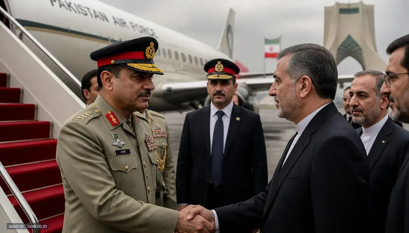 Pakistan Army Chief Visit Tehran Iran Monday — World news
