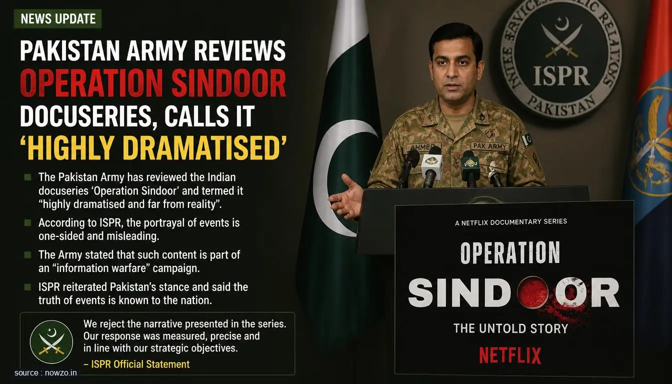 Pakistan Army Reviews Operation Sindoor Docuseries — World news