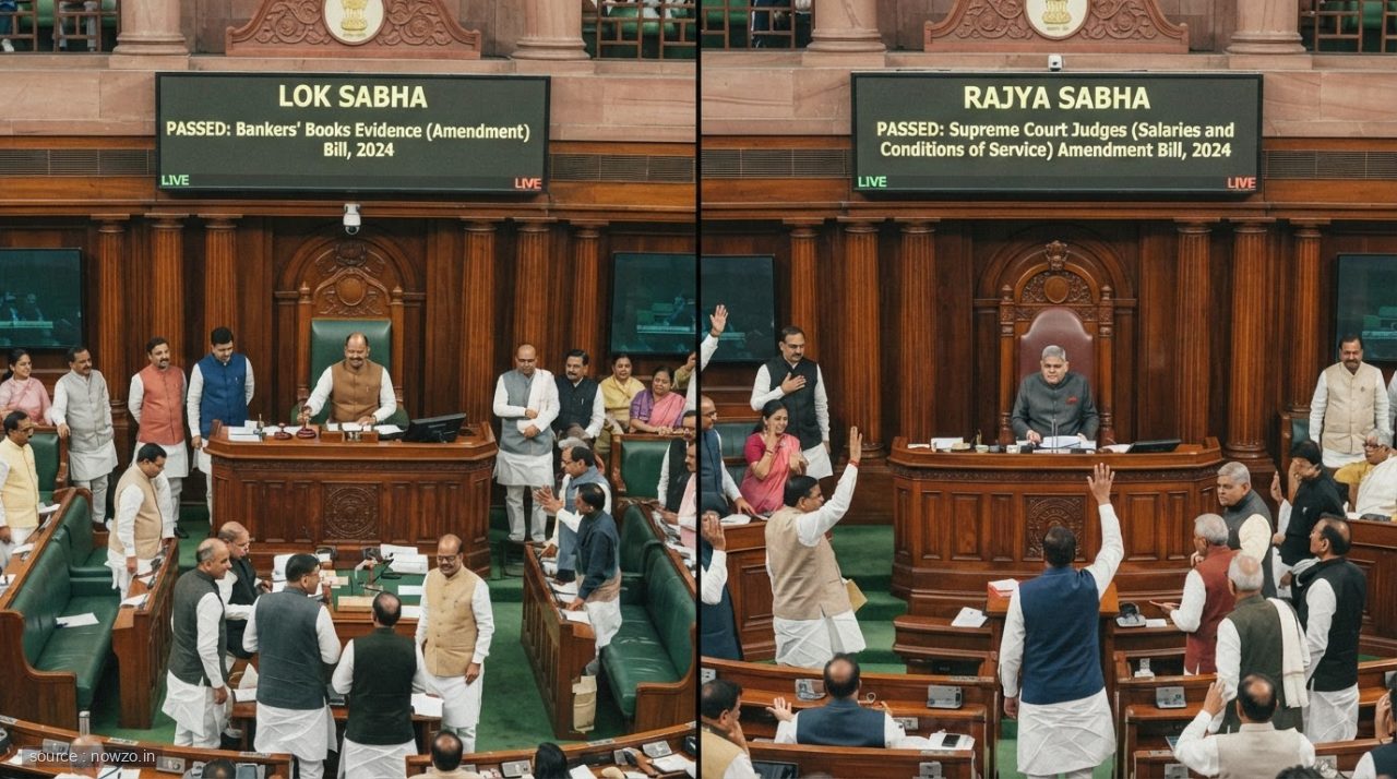 Parliament Session: LS Passes Bankers' Books Bill as RS Clears SC Judges Bill