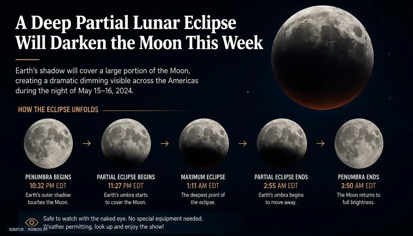 Partial Lunar Eclipse August 27-28 Viewing Tips and Updates — Science news